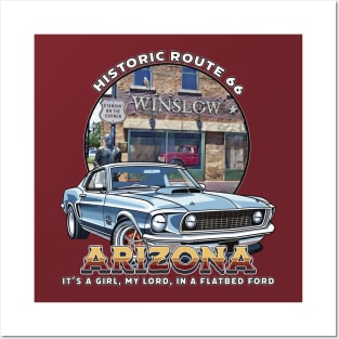 Historic Route 66 Arizona Posters and Art